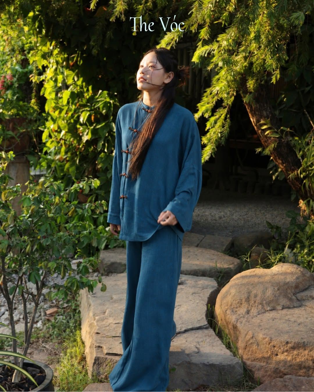 Set pháp phục linen Lam Tịch – The Vóc